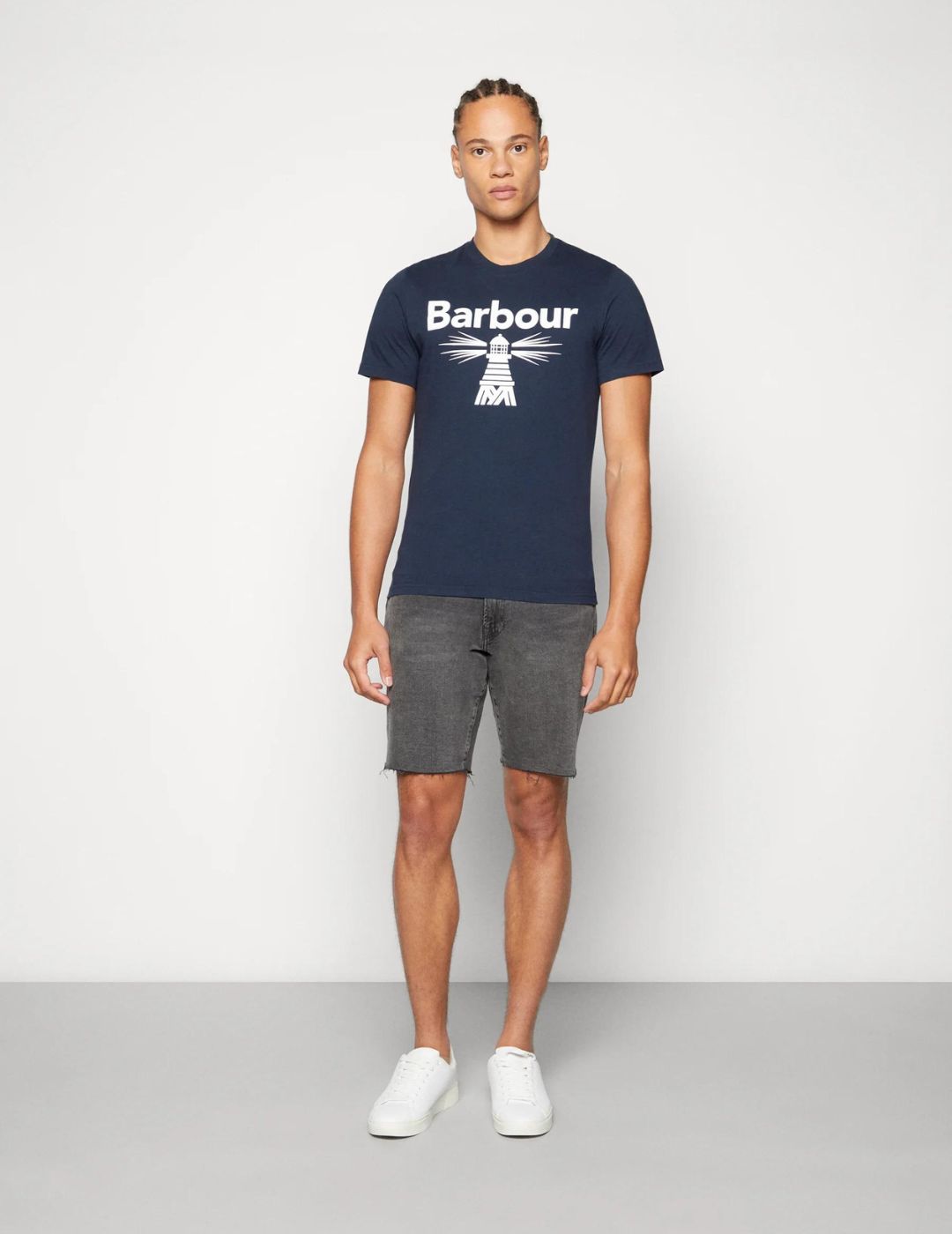 Barbour Beacon Camiseta Logo Grande