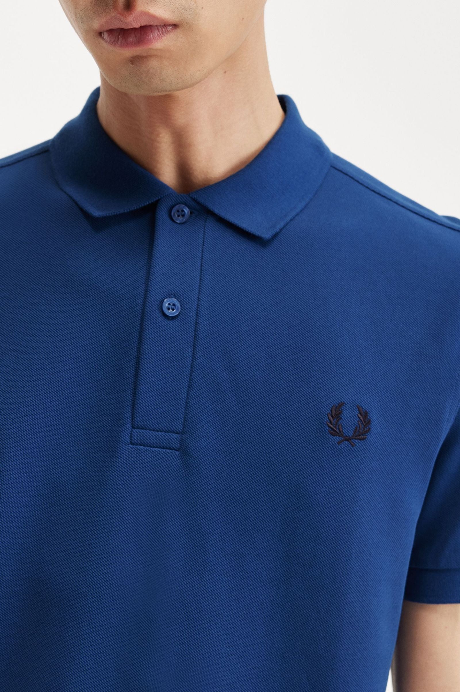 fred perry polo azul