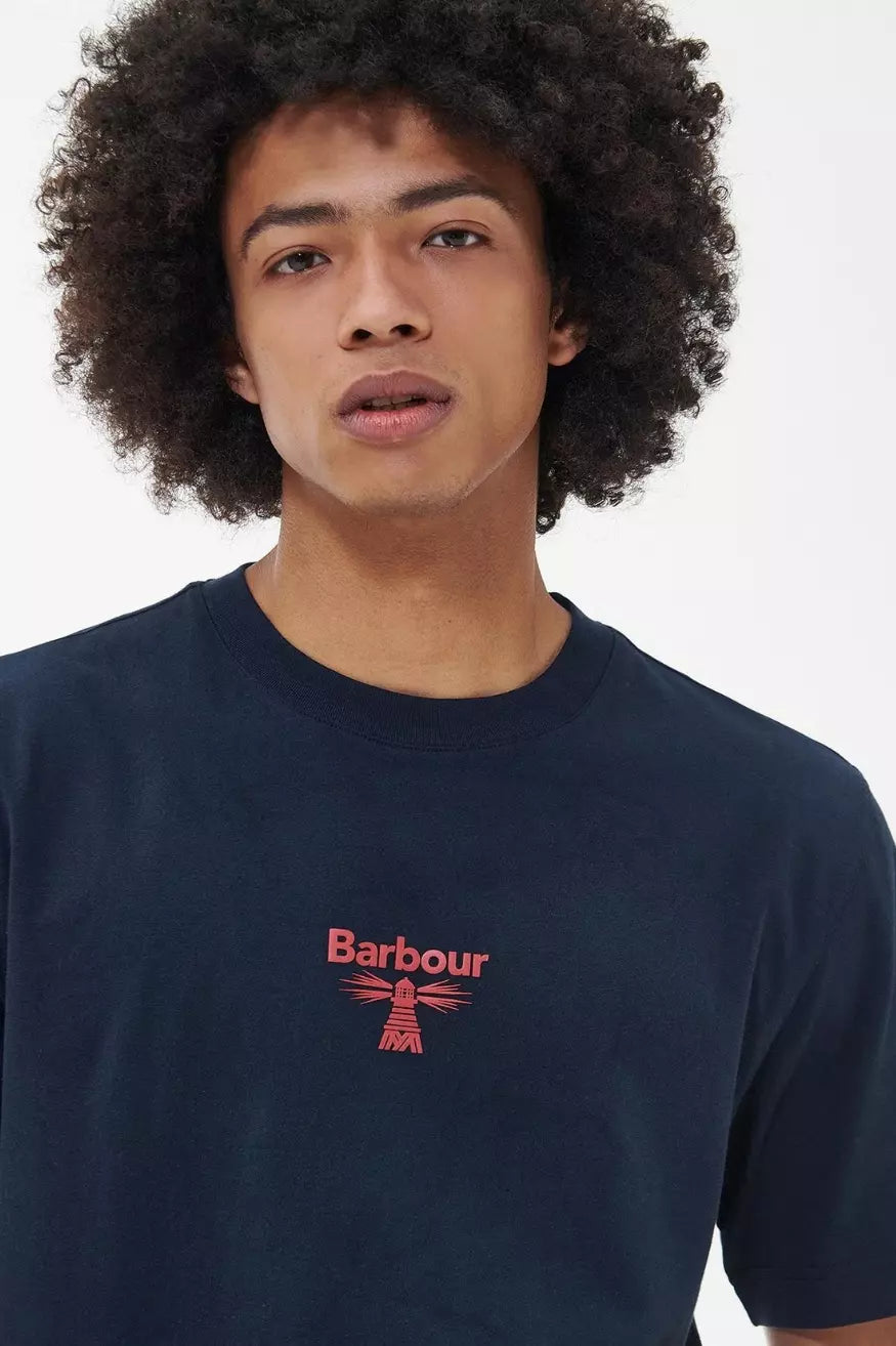 Barbour Beacon Camiseta Shadworth Indigo Oscuro