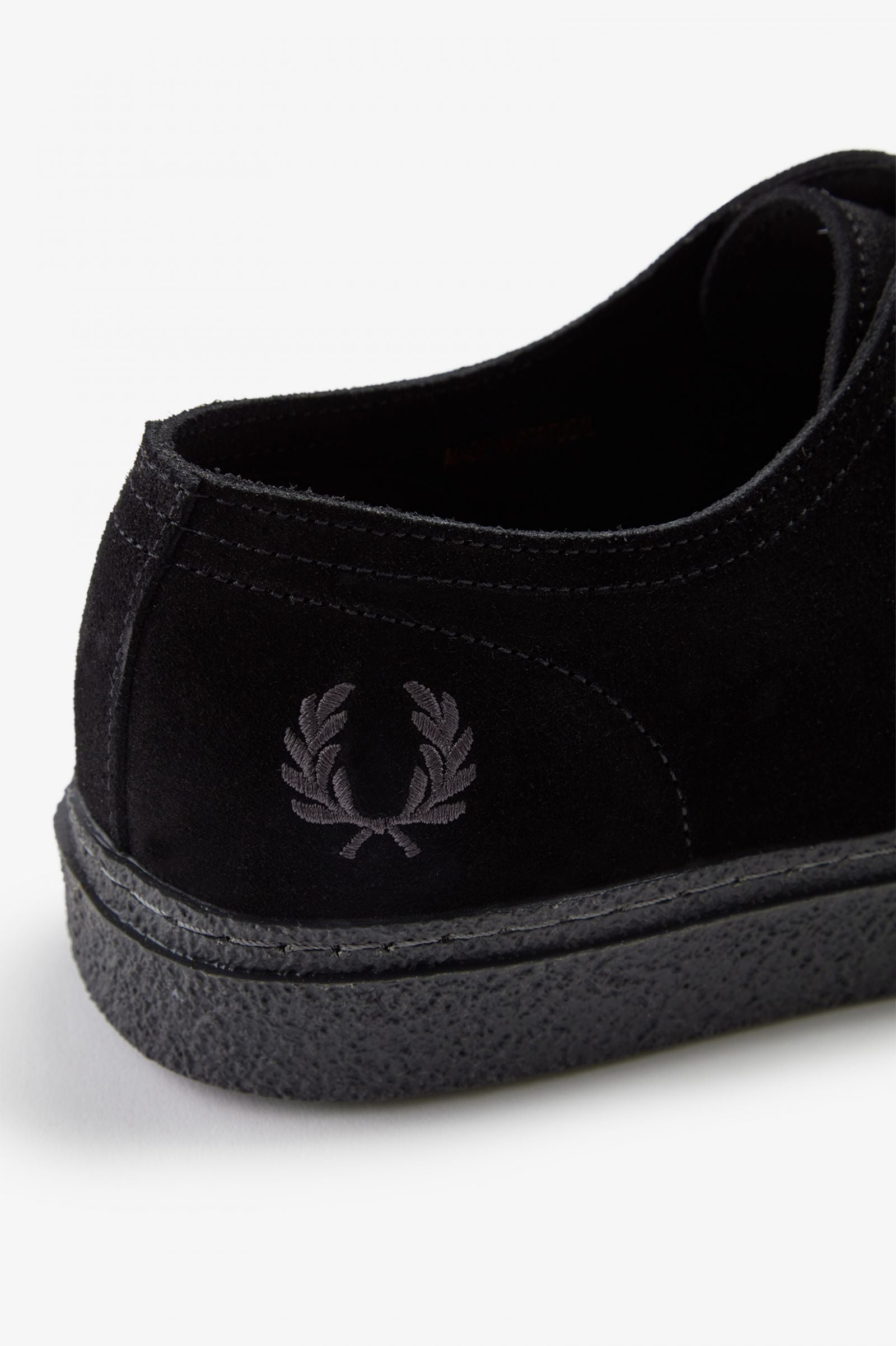 Fred Perry Zapato Linden Suede Negro
