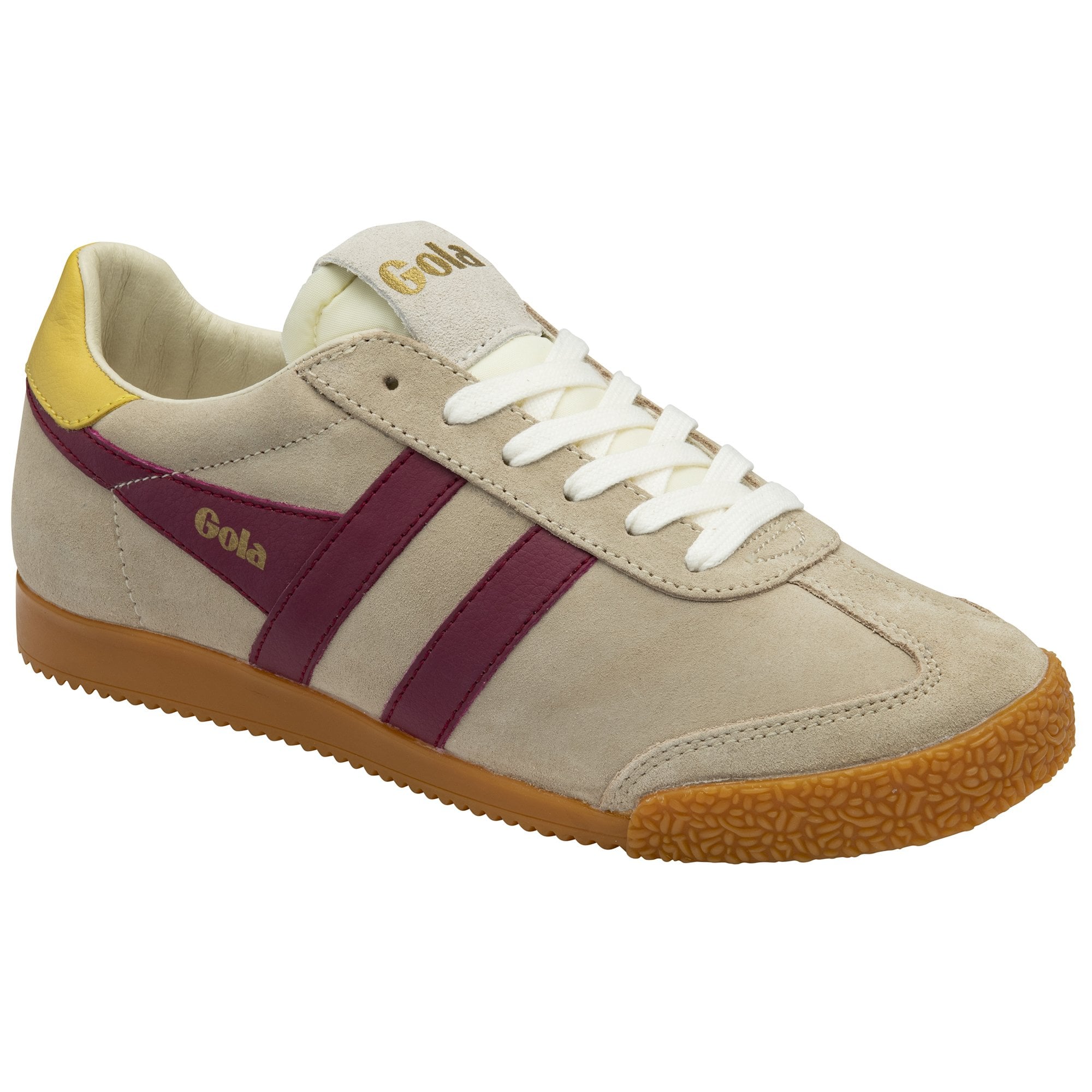 Gola Elan Zapatillas Suede Bone / Cerise / Pollen