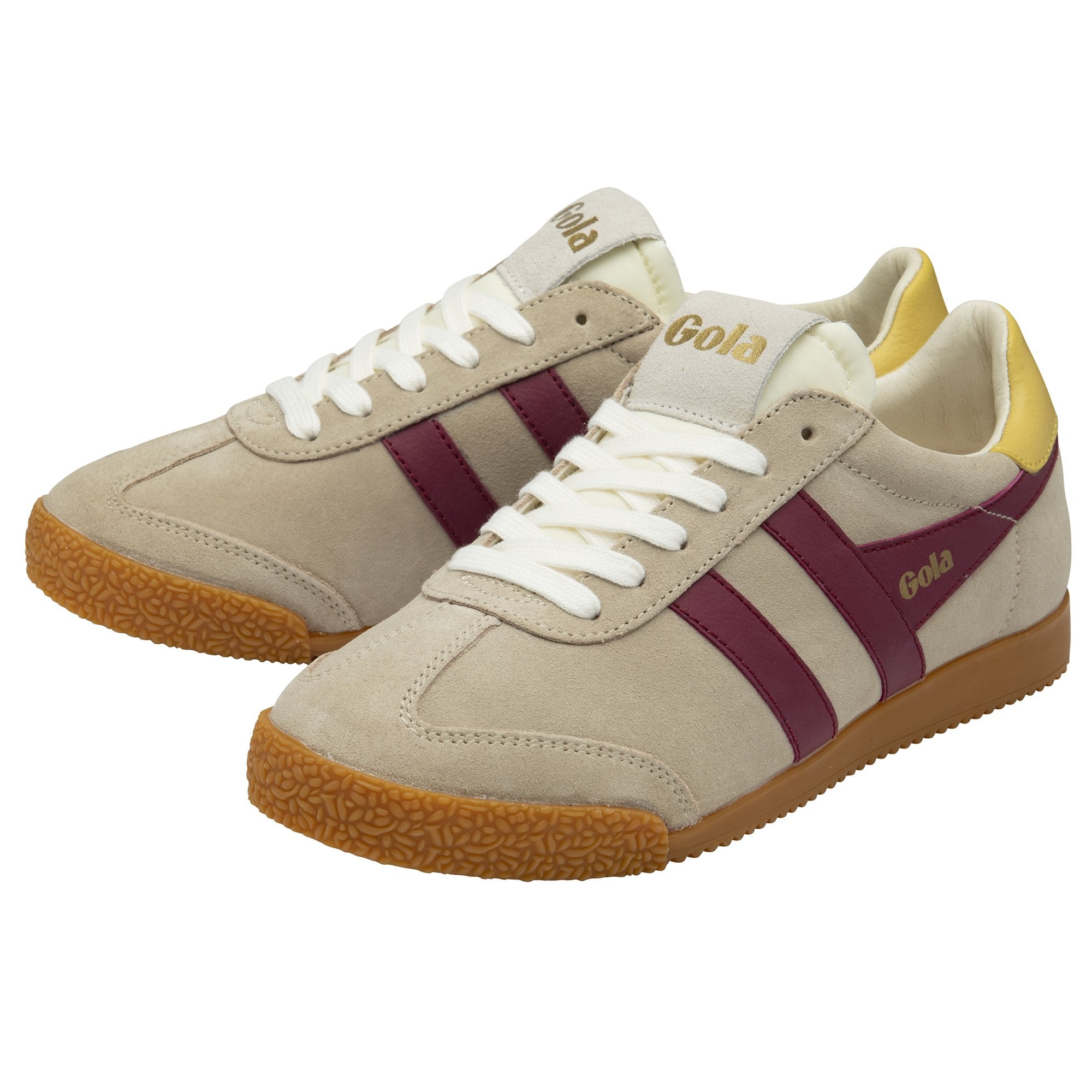 Gola Elan Zapatillas Suede Bone / Cerise / Pollen