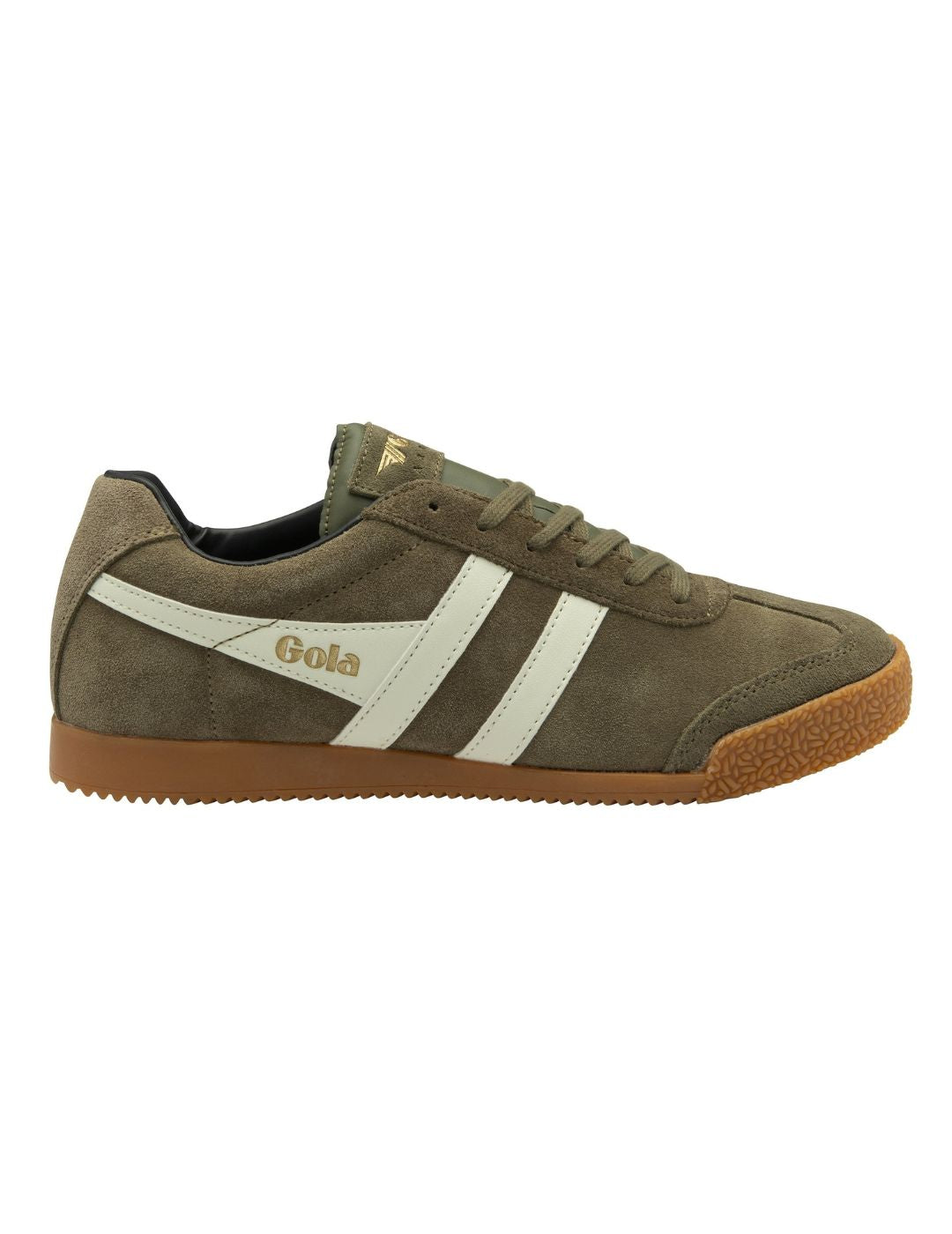 Gola Harrier Zapatillas Suede Khaki / Off White / Black