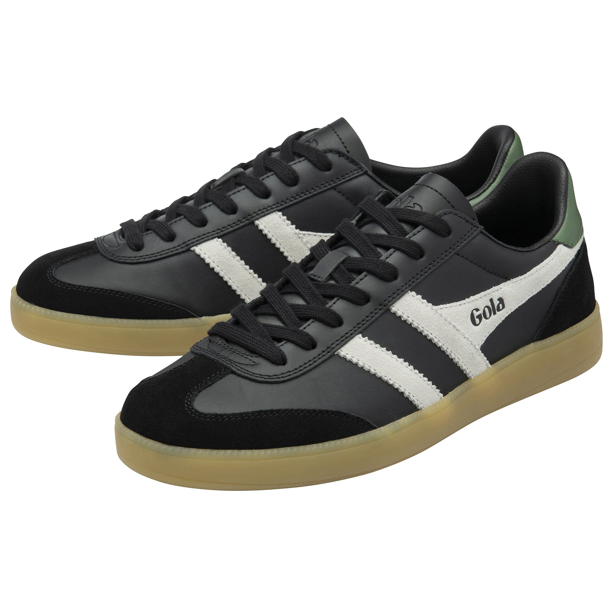 Gola Viper Zapatillas Leather Black / Off White / Evergreen / Gum