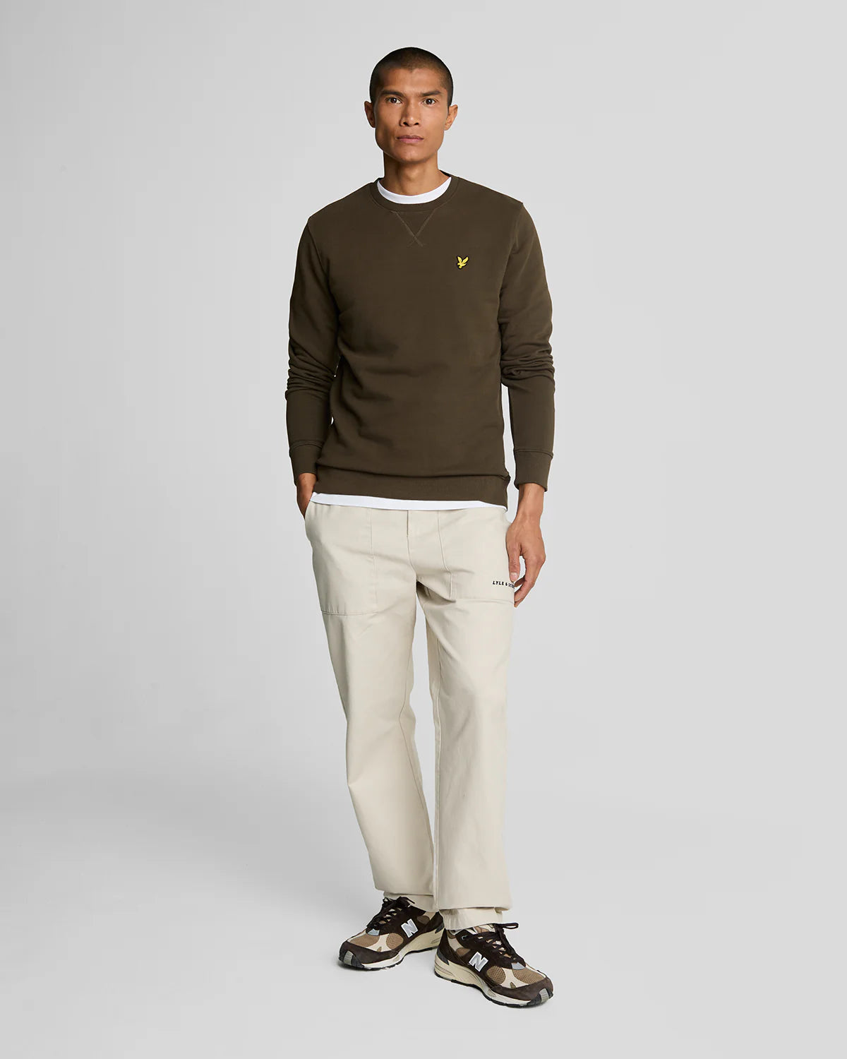 Lyle & Scott Sudadera Olive