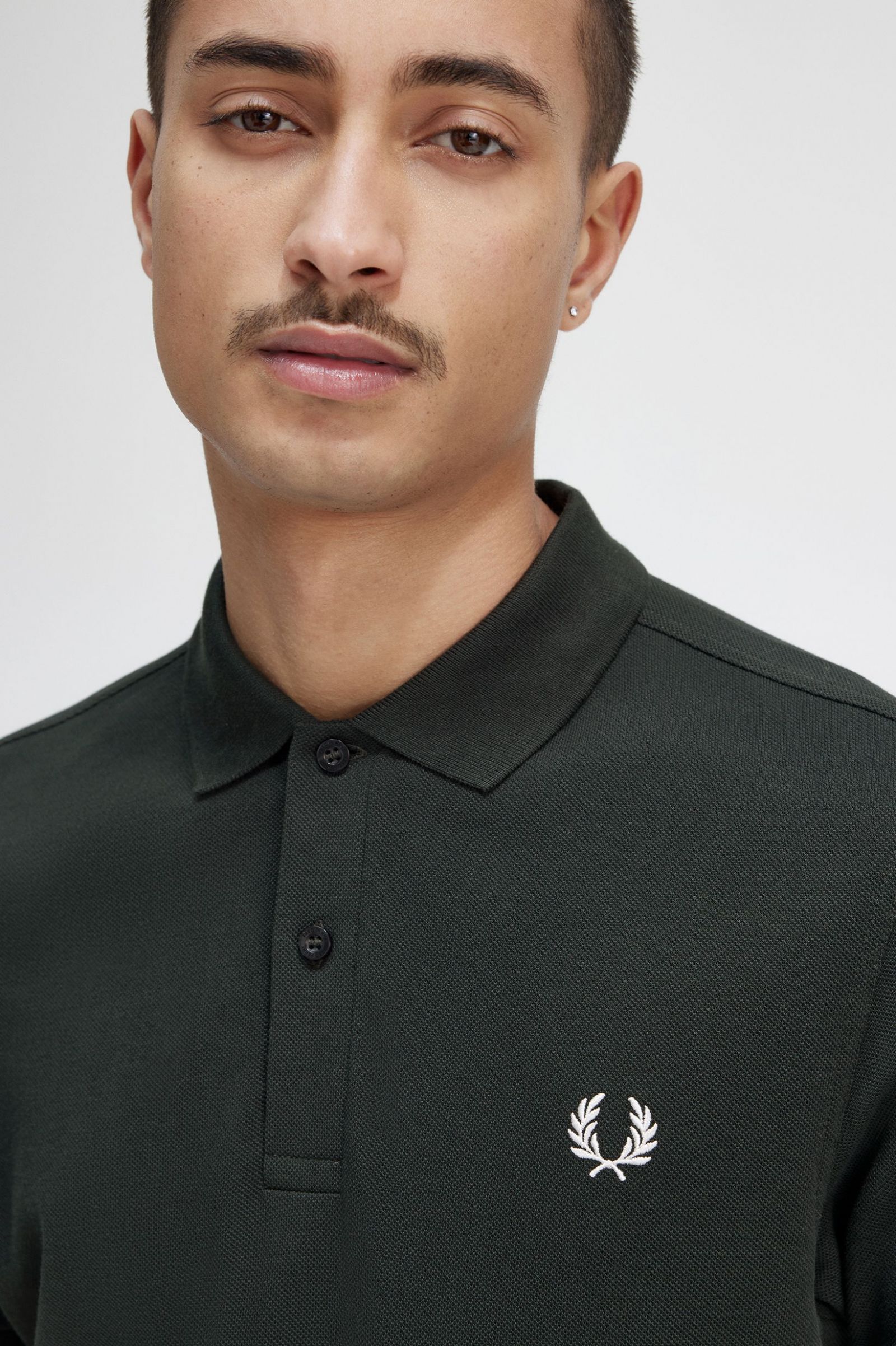 Fred Perry Polo Liso M6000 Verde Noche