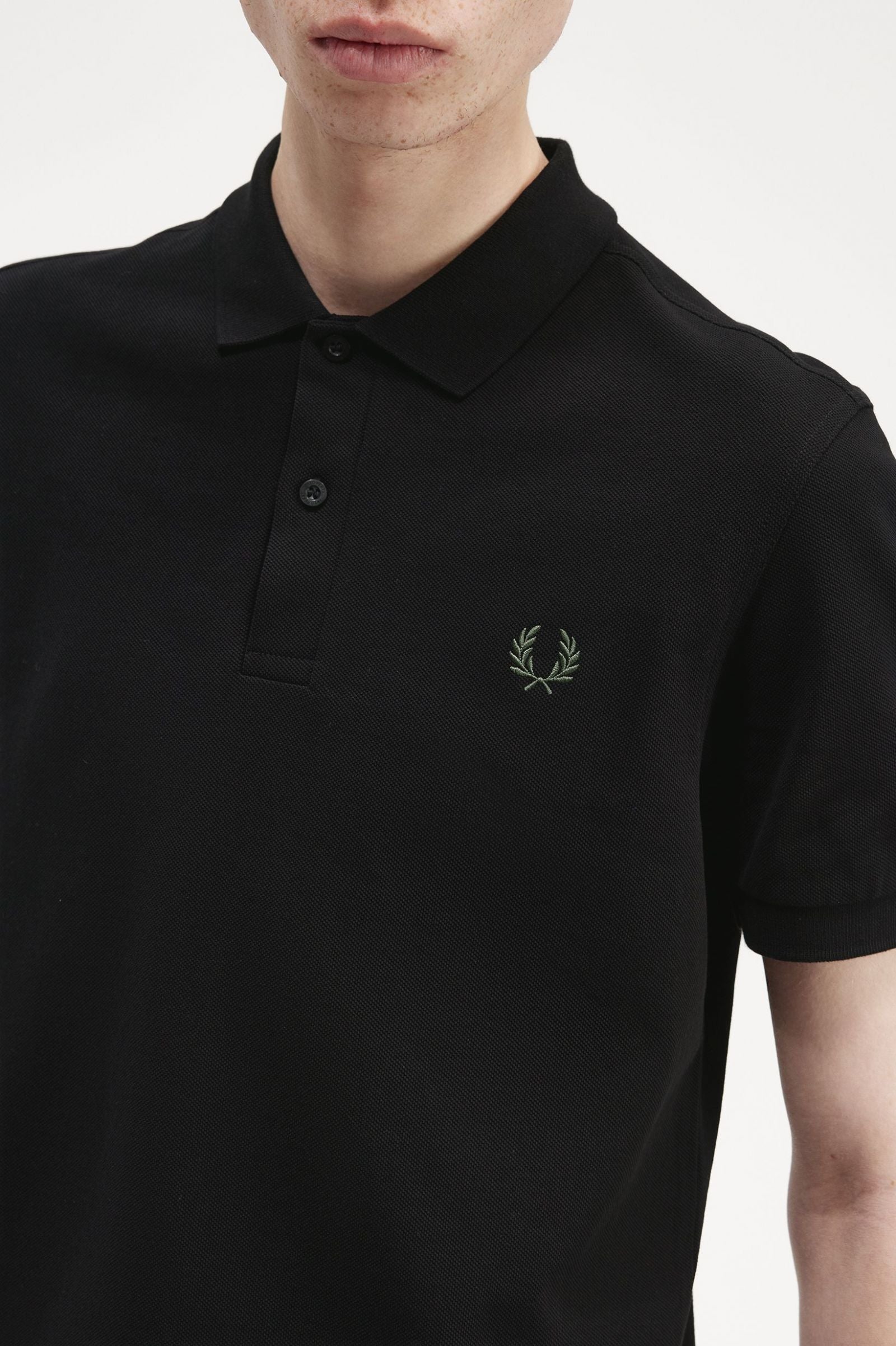Fred Perry Polo Liso M6000 Negro