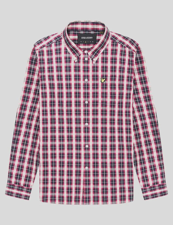 Lyle & Scott Camisa Poplin Navy