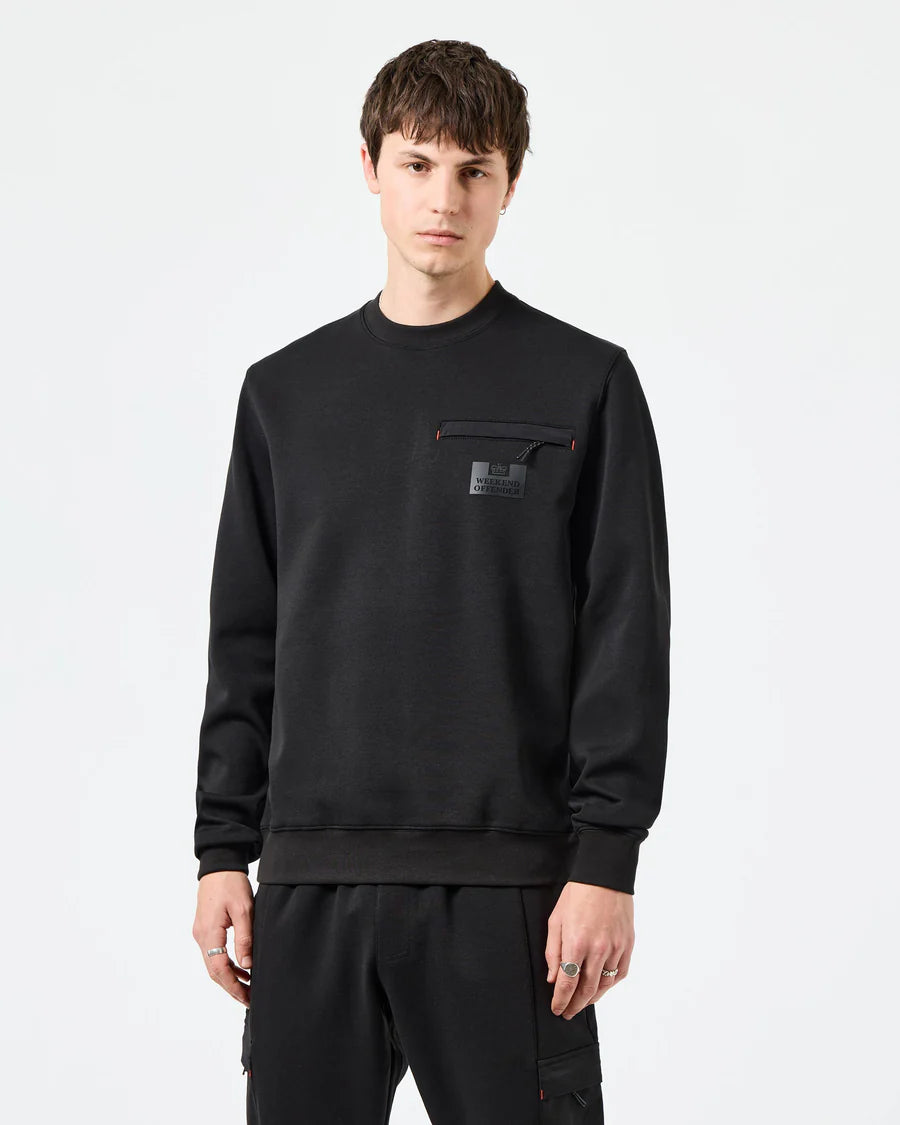 Weekend Offender Sudadera Paraiso Negra