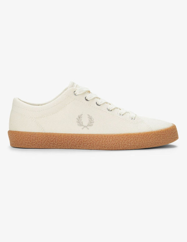 Fred Perry Zapatilla Baseline Heavy Twill Ecru