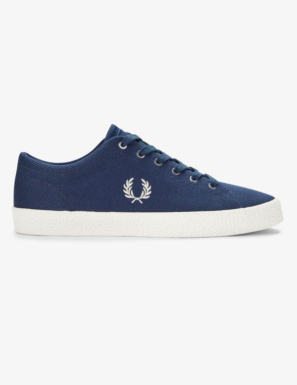 Fred Perry Zapatilla Baseline Heavy Twill Tennis Blue