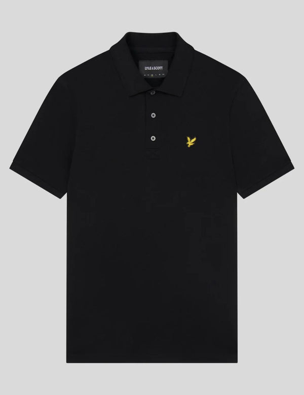 Lyle & Scott Polo Plain Negro