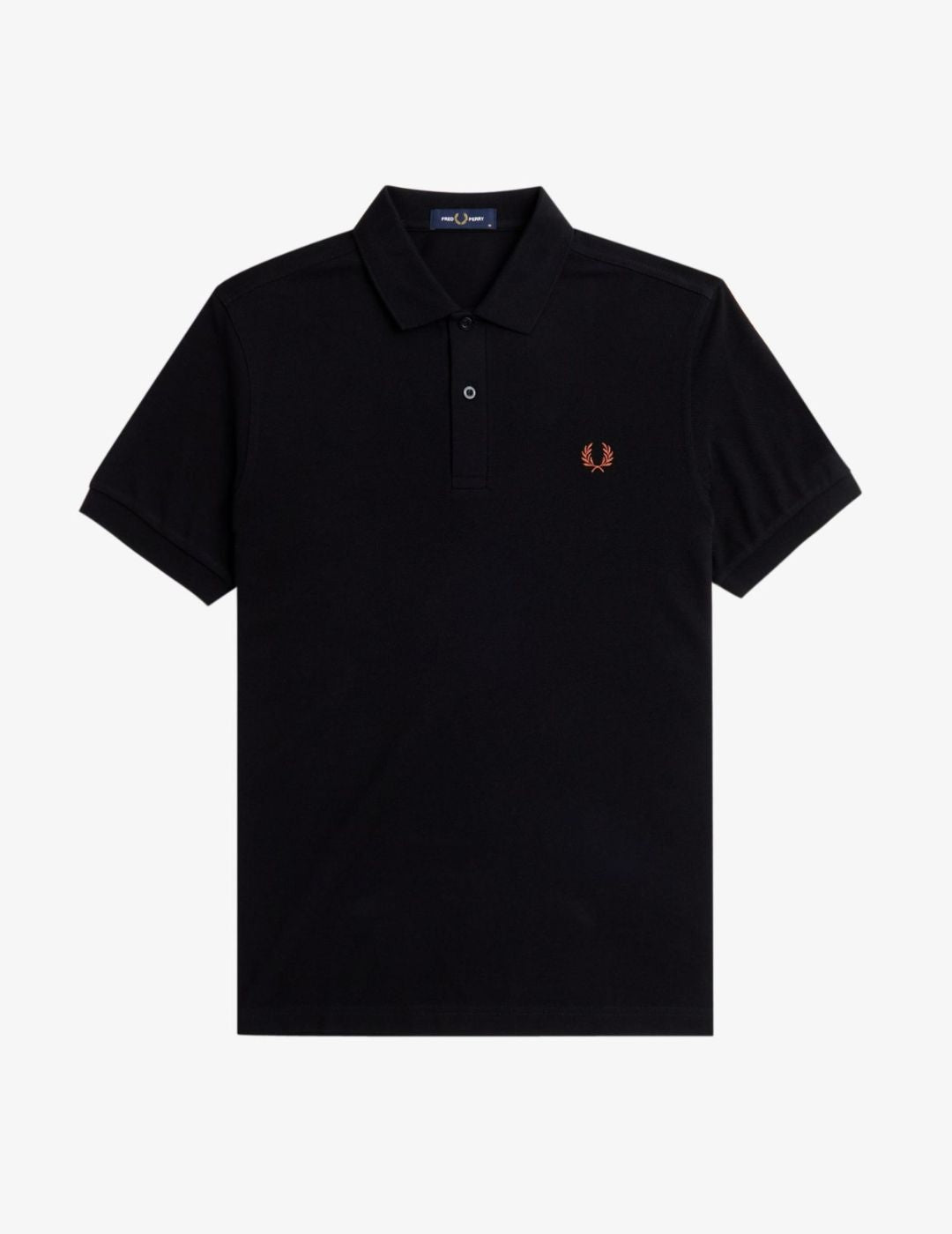 Fred Perry Polo M6000 Negro / Marrón whisky