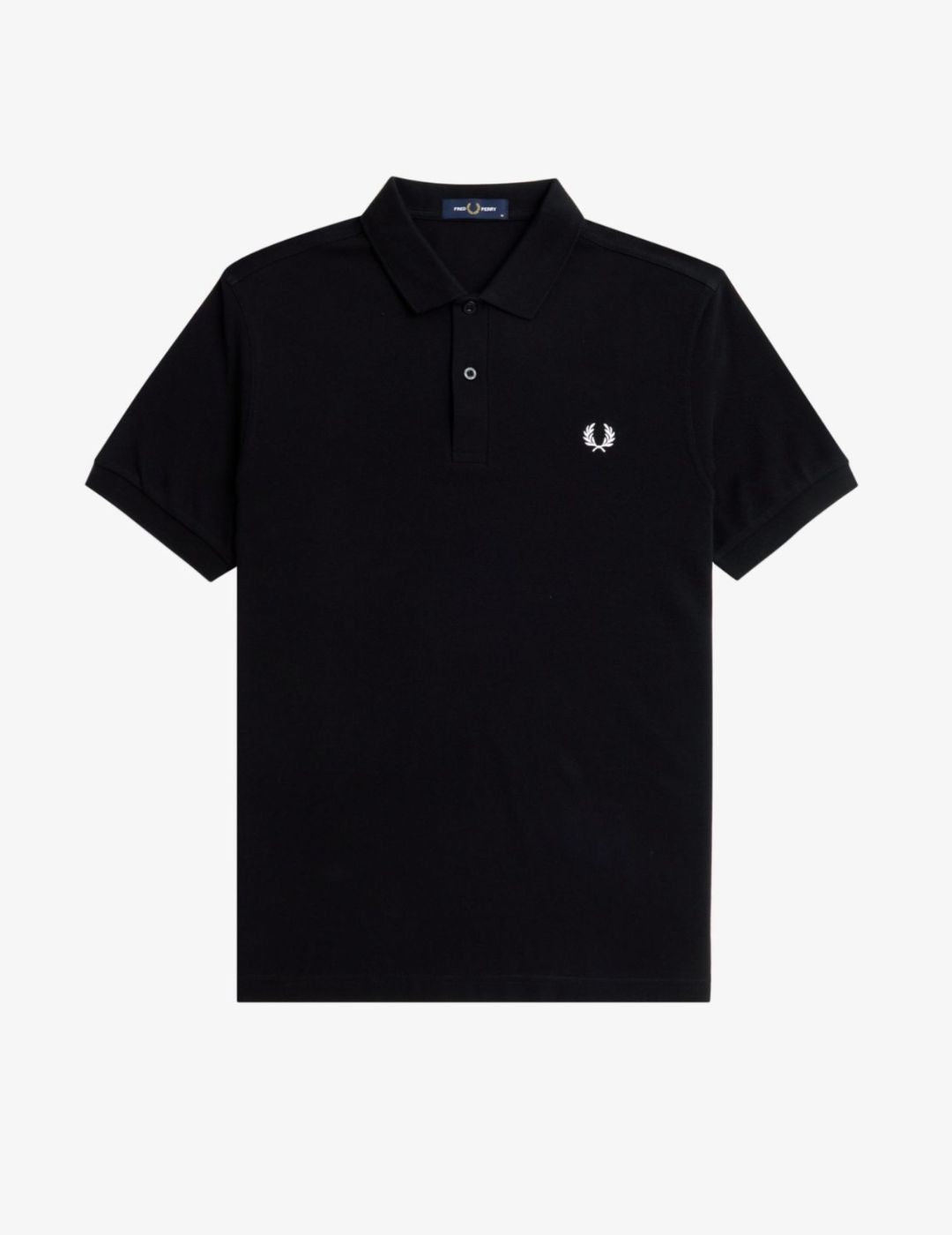 Fred Perry Polo M6000 Negro / Blanco Nieve