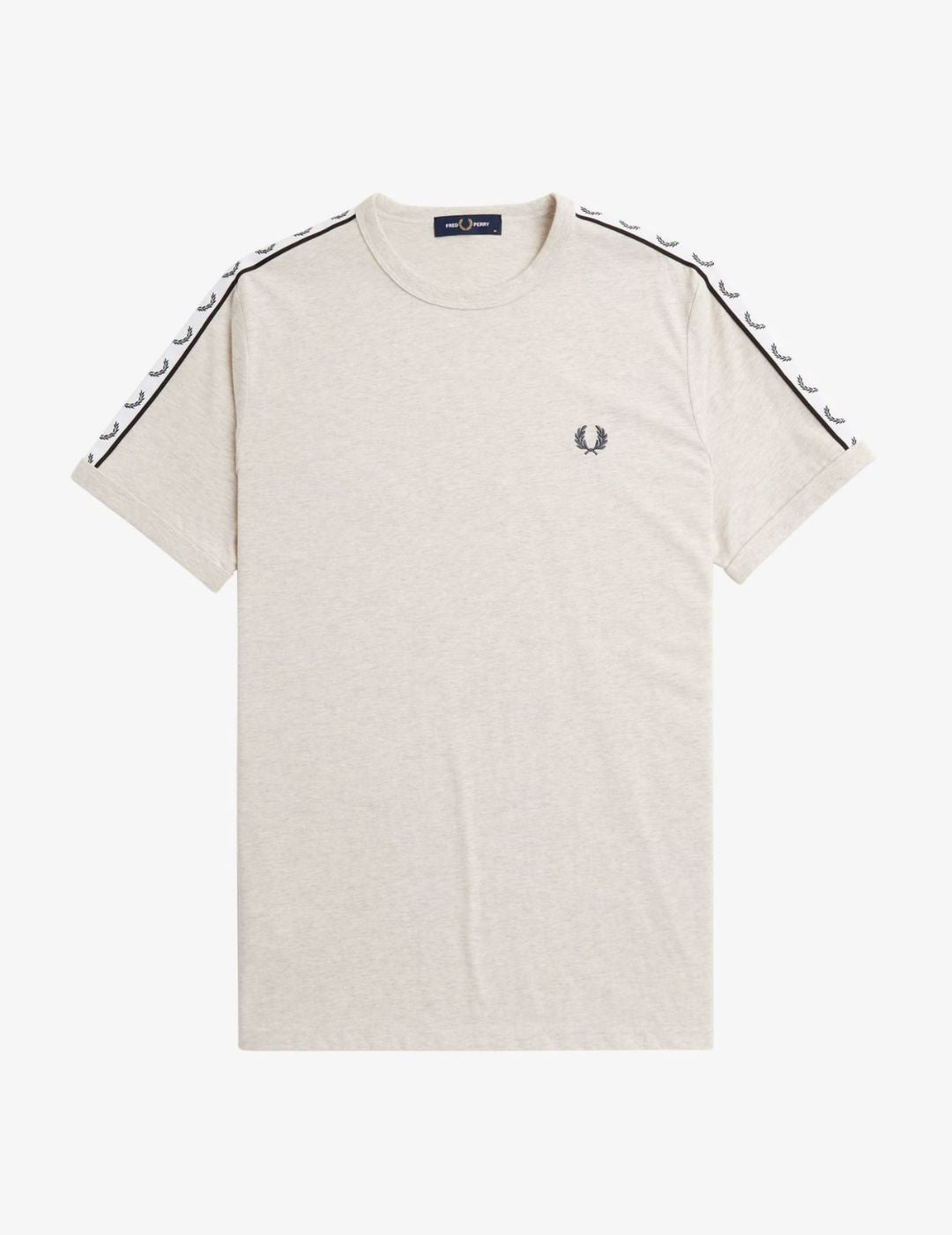 Fred Perry Camiseta Ringer con cinta M4620 Gacha jaspeado