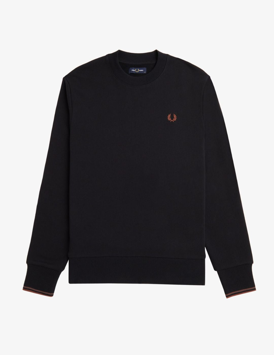 Fred Perry Sudadera Negro / Marrón whisky