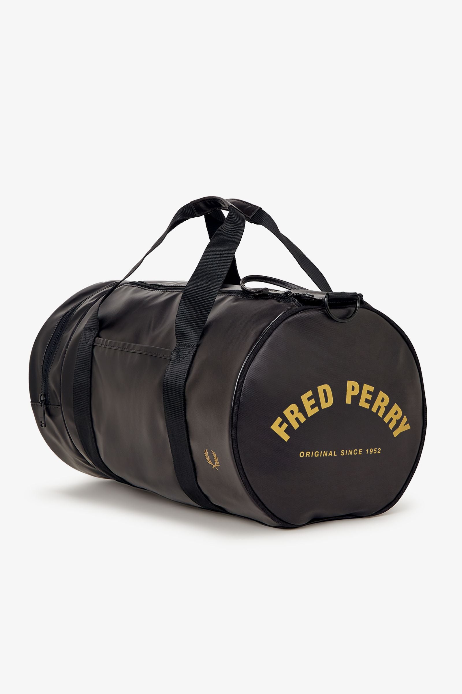 Fred Perry Bolsa De Deporte Negro / Dorado