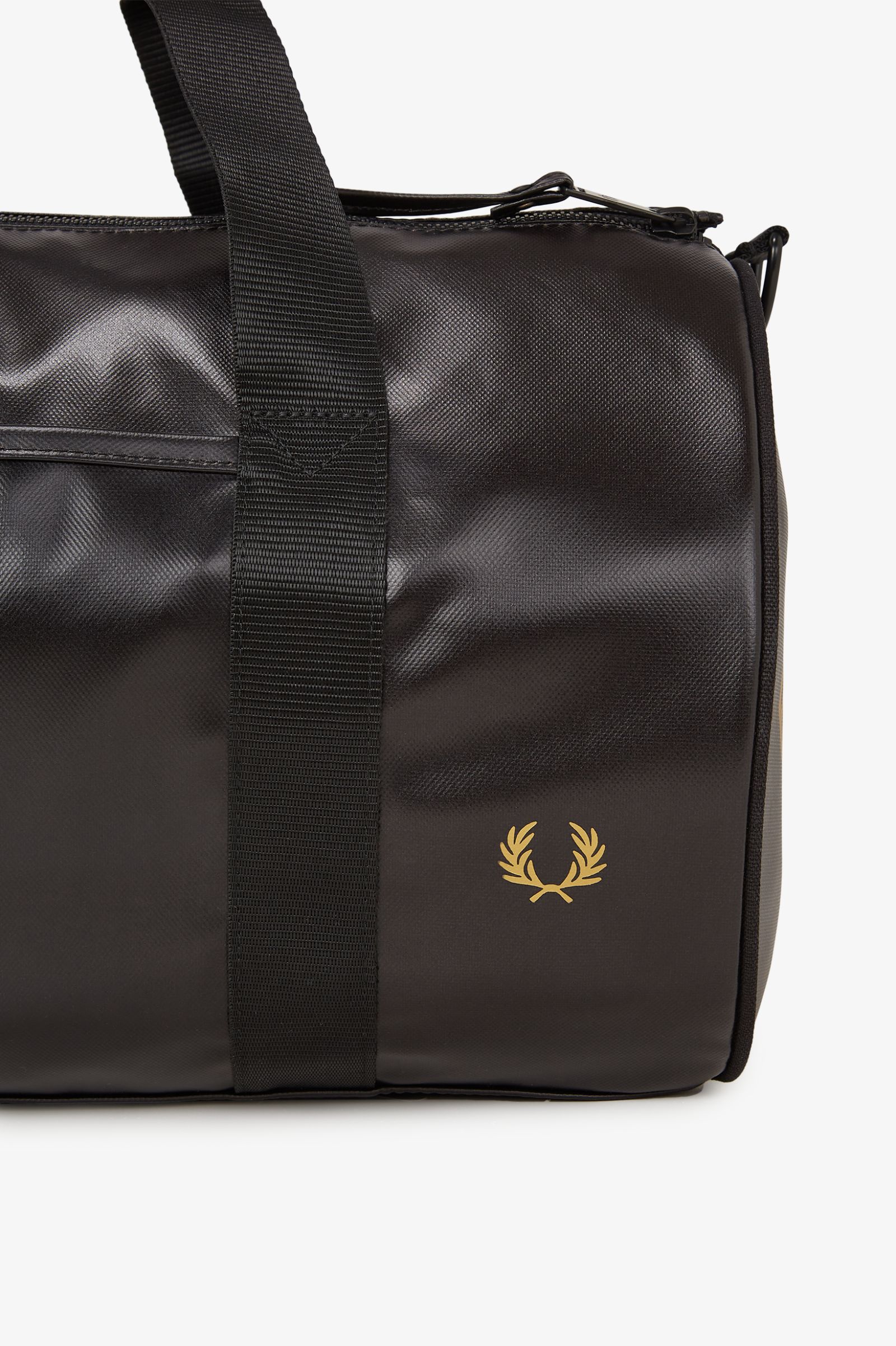 Fred Perry Bolsa De Deporte Negro / Dorado