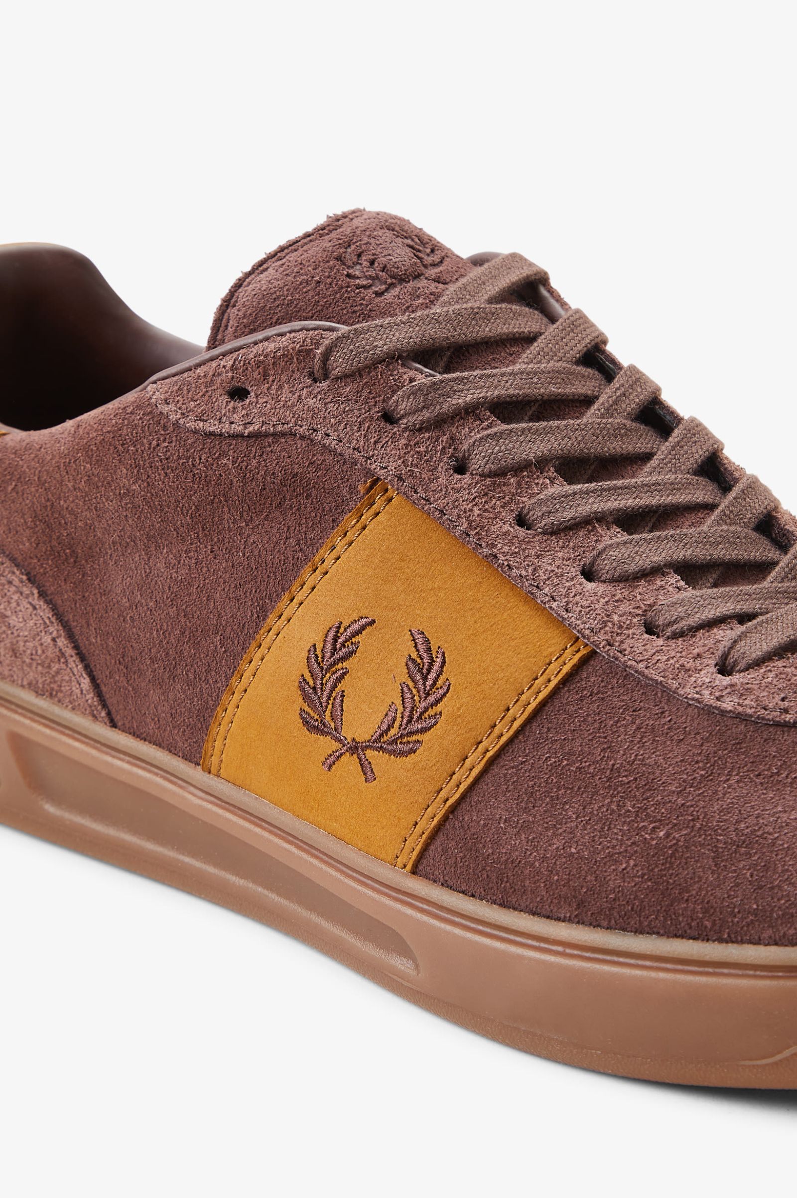 Fred Perry Zapatillas B4 Suede Ladrillo Carrington