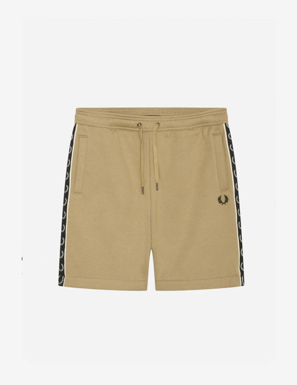 Fred Perry Taped Sweat Short Warmstone / Oatmeal