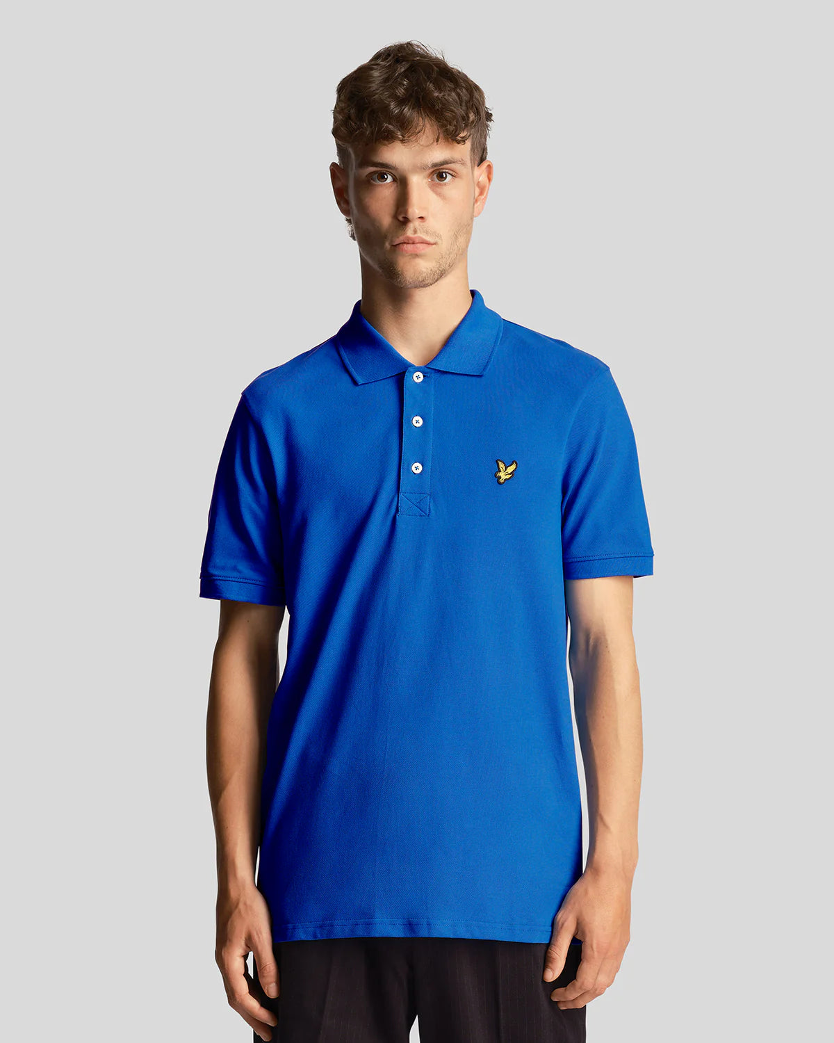 Lyle & Scott Polo Plain Bright Blue