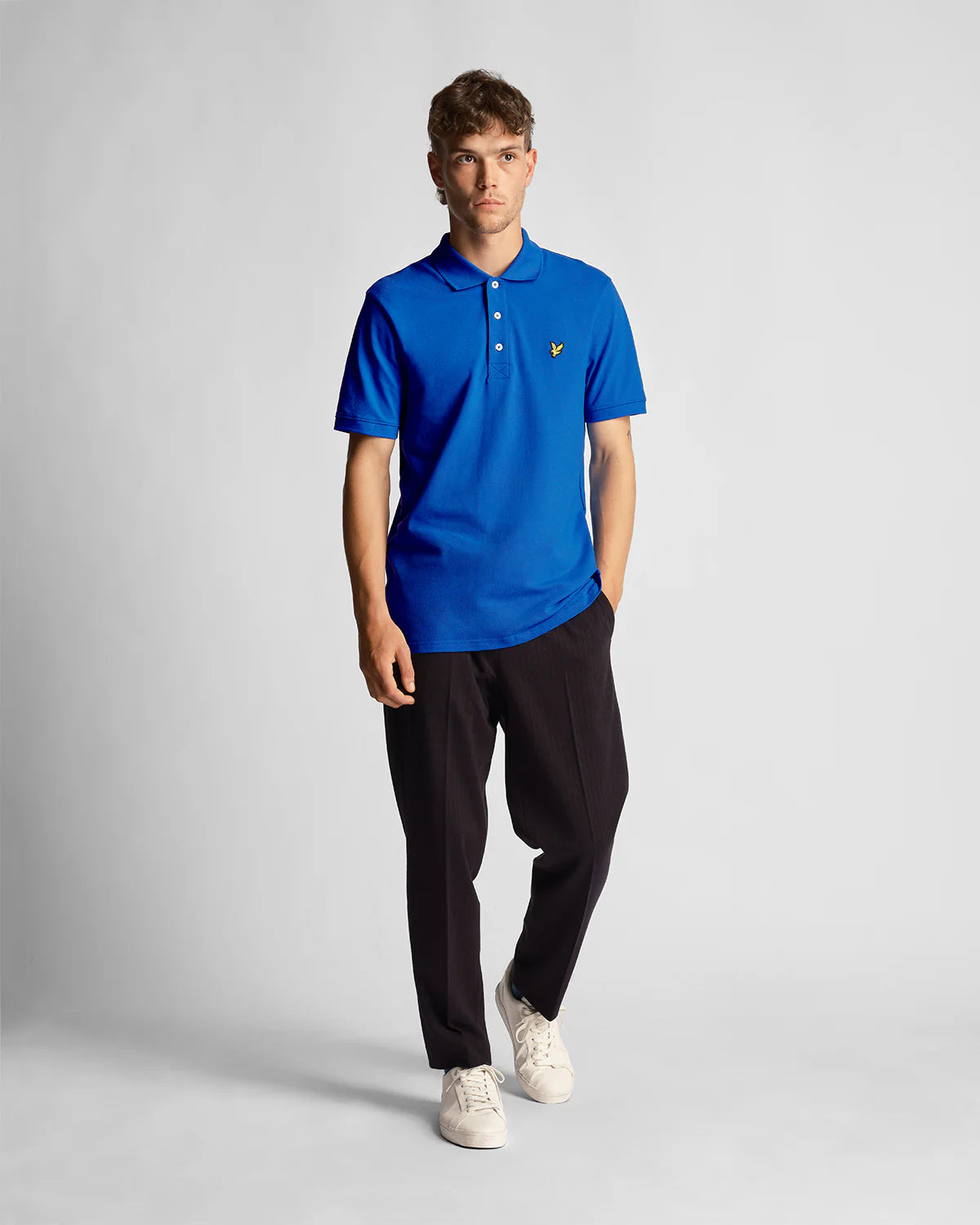 Lyle & Scott Polo Plain Bright Blue