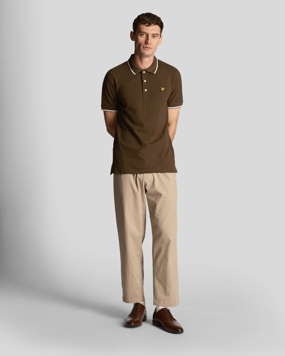 Lyle & Scott Polo Tipped Olive