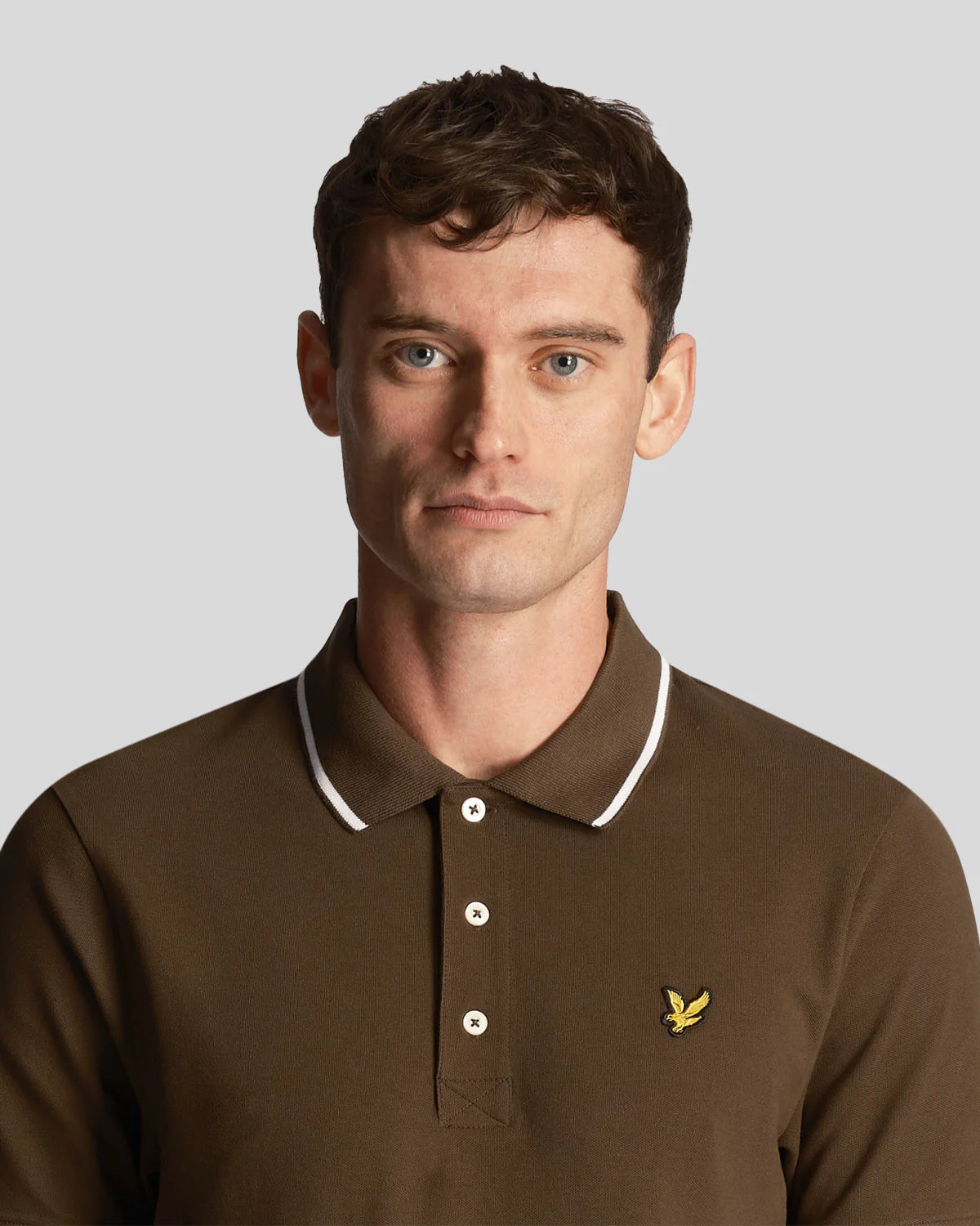 Lyle & Scott Polo Tipped Olive