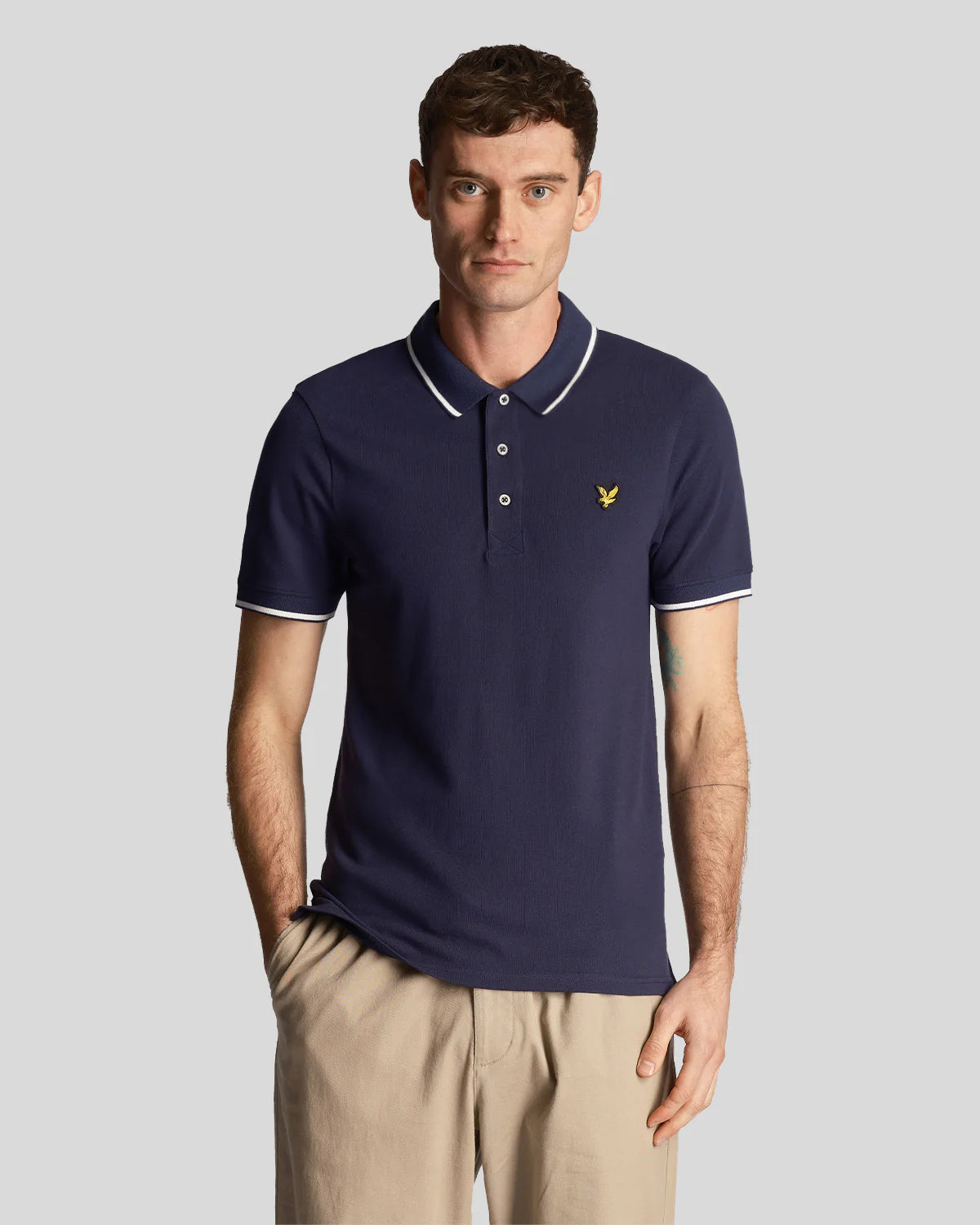 Lyle & Scott Polo Tipped Navy