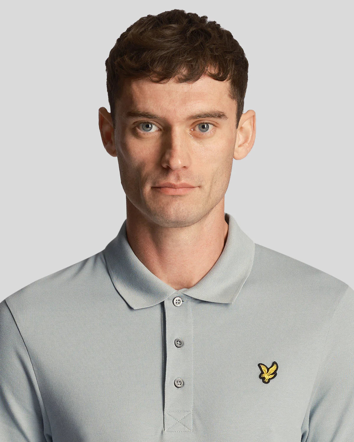 Lyle & Scott Polo Plain Slate Blue