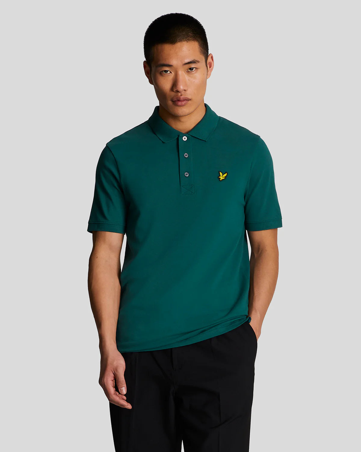 Lyle & Scott Polo Plain Malachite Green