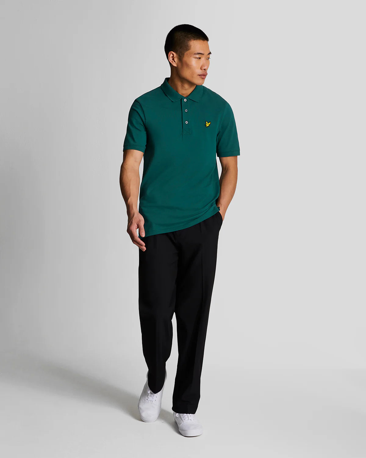 Lyle & Scott Polo Plain Malachite Green