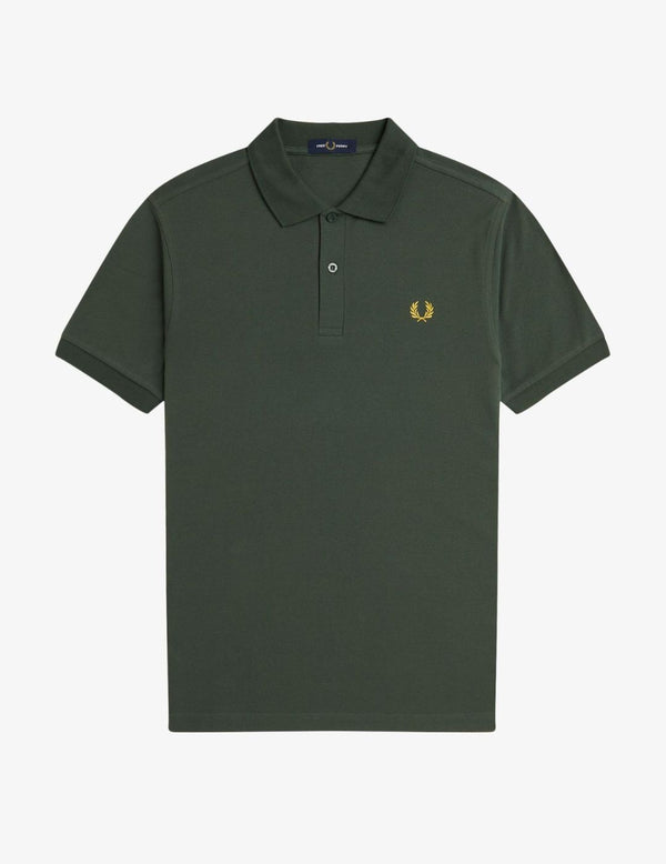Fred Perry Polo M6000 Verde pista / Panal de abeja