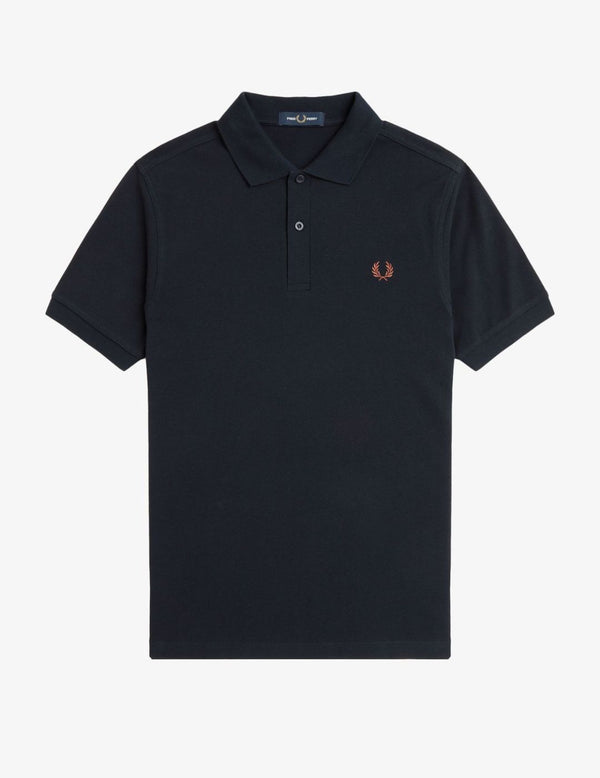 Fred Perry Polo M6000 Azul marino / Canela