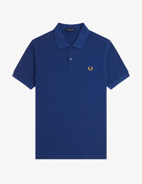 Fred Perry Polo M6000 Cobalto sombreado / Panal de abeja