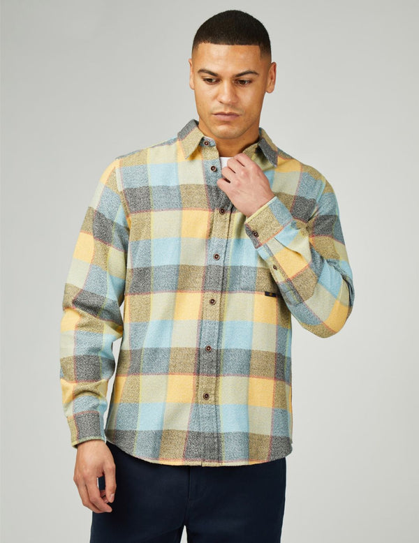 Ben Sherman Camisa Diffused Pop Check