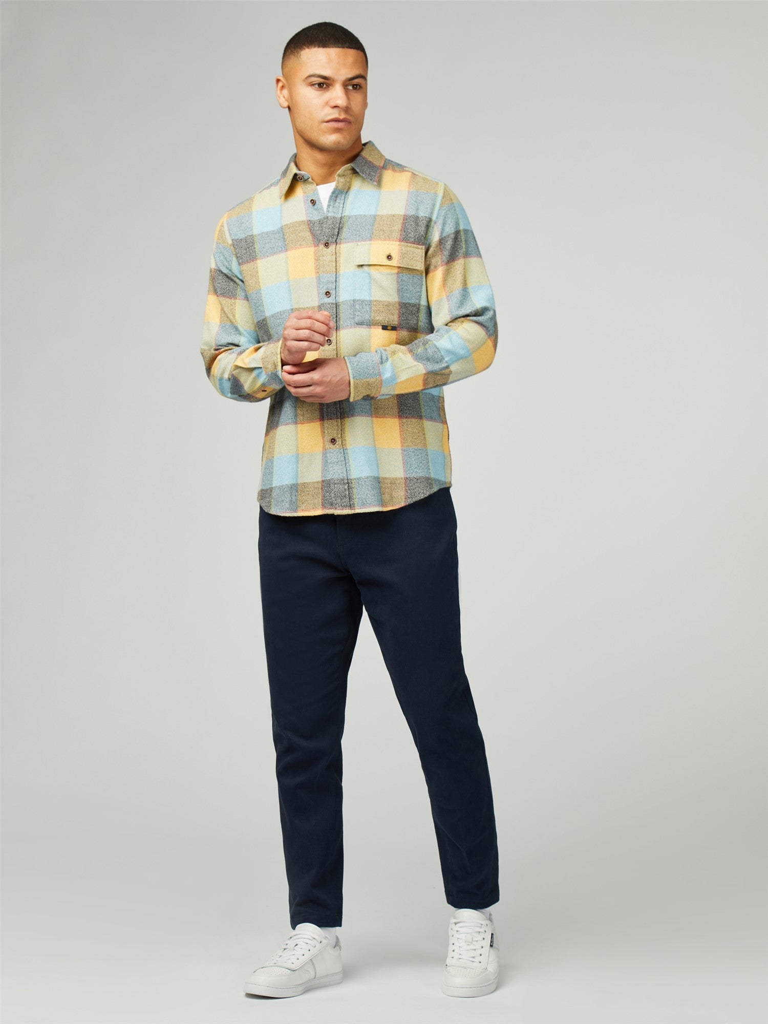 Ben Sherman Camisa Diffused Pop Check