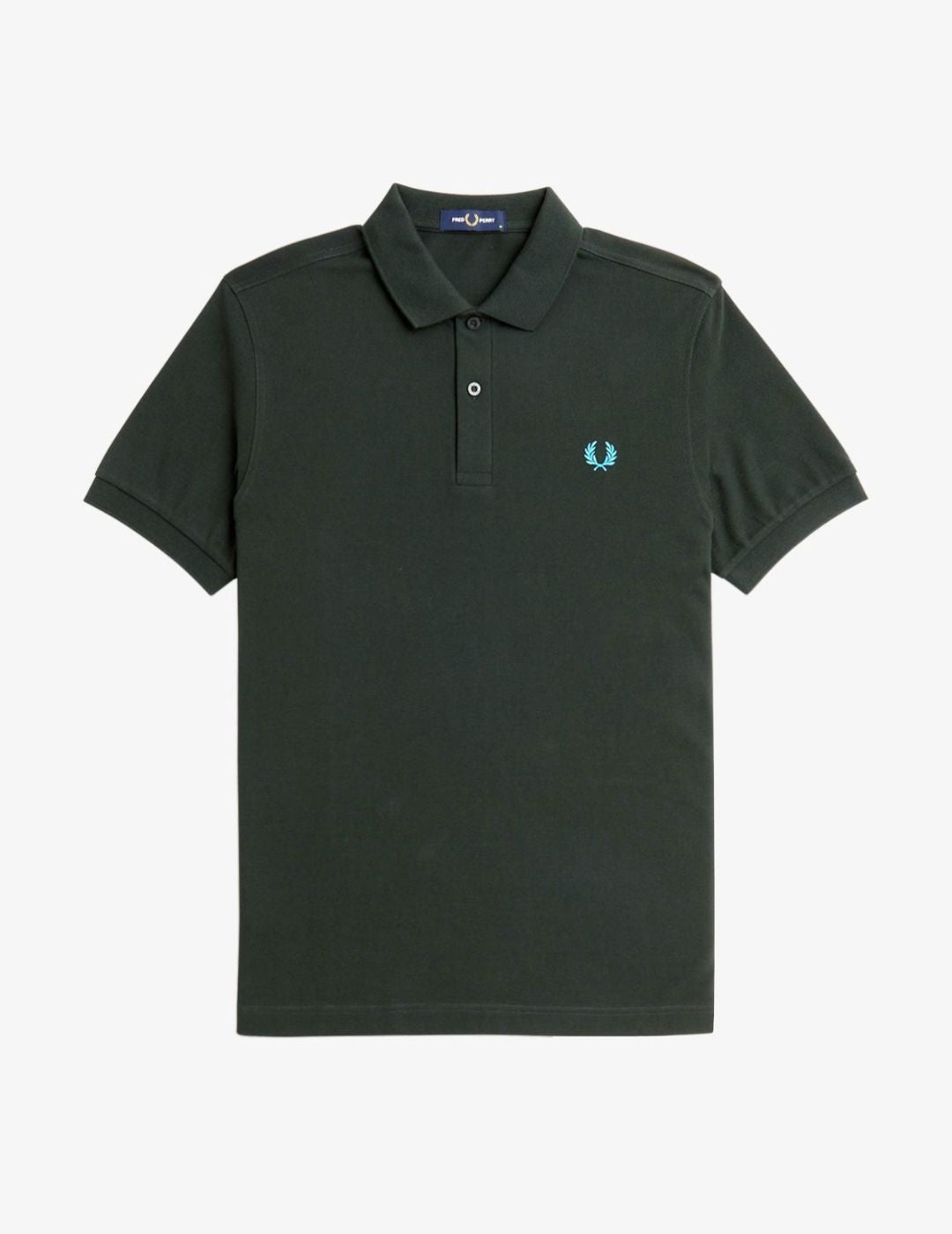 Fred Perry Polo M6000 Verde Noche / Azul Bahía