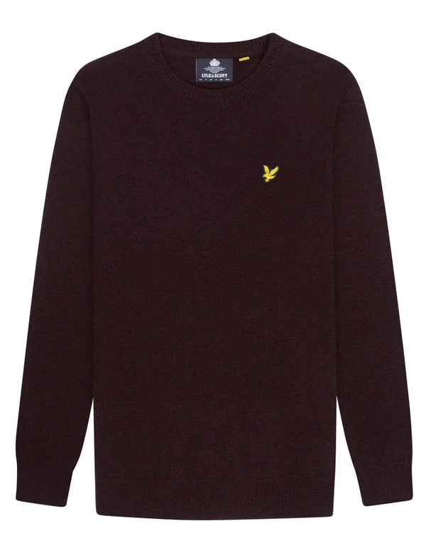 Lyle & Scott Jersey Lana Burdeos