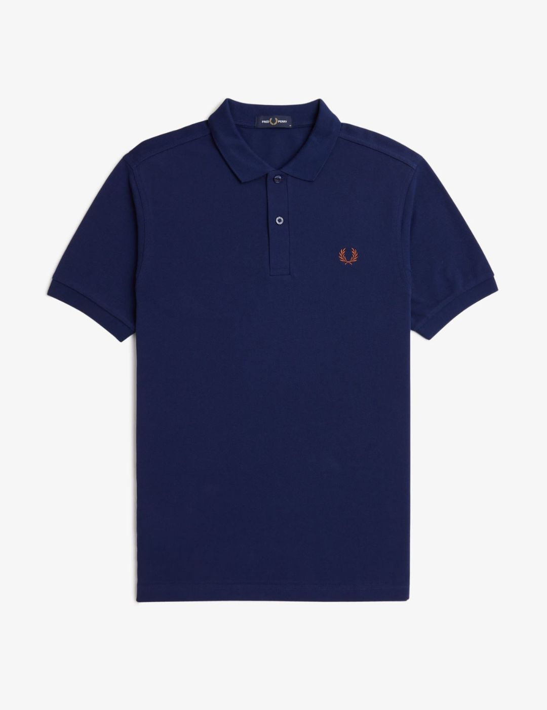 Fred Perry Polo M6000 Azul Ultramar Oscuro / Marrón whisky