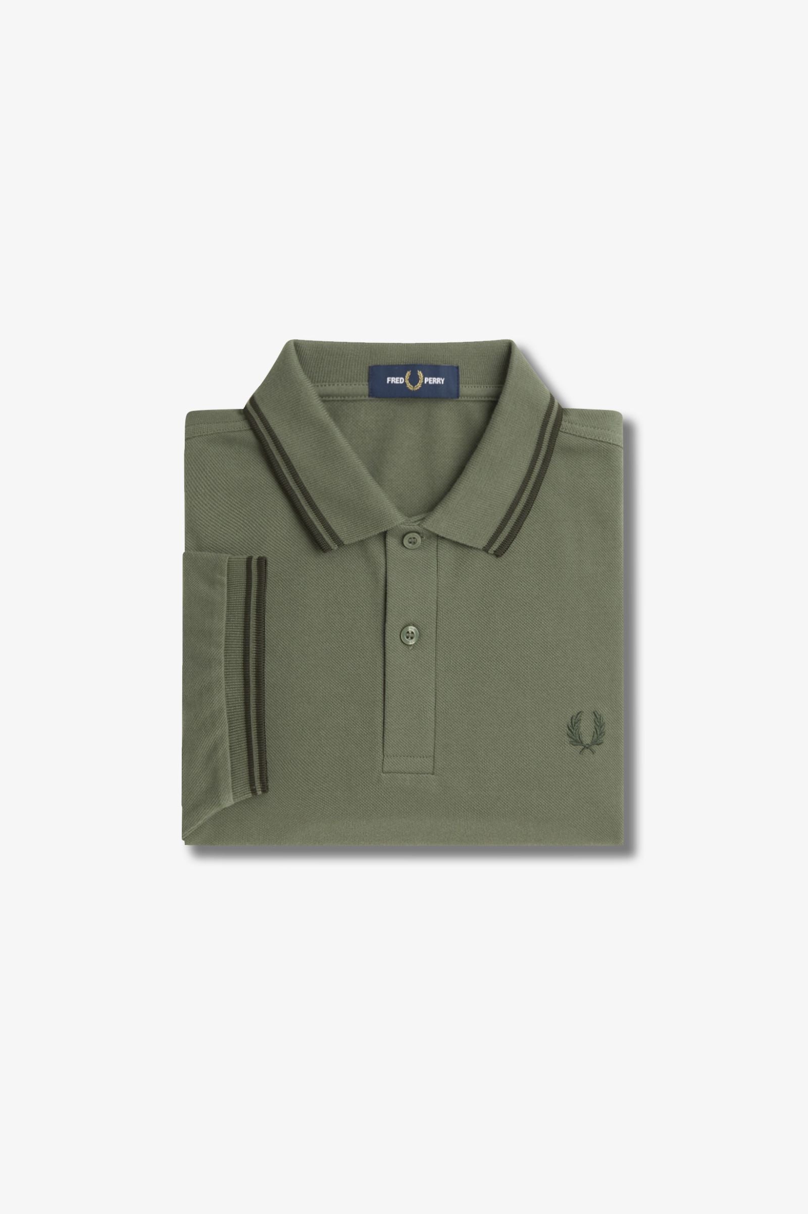 Fred Perry Polo M3600 Laurel verde / Verde noche / Verde noche