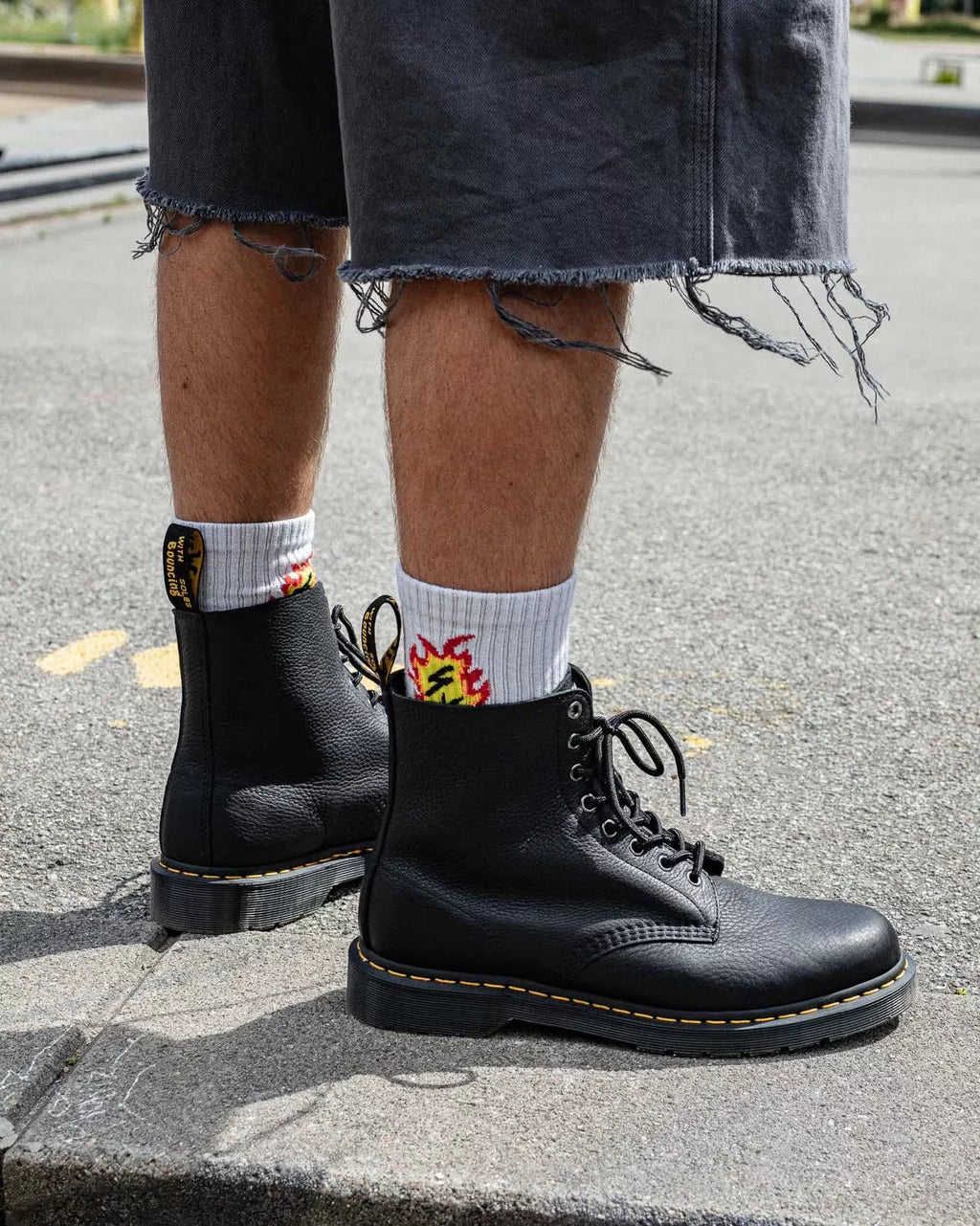 Dr. Martens Botas 1460 Pascal Piel Ambassador Negro