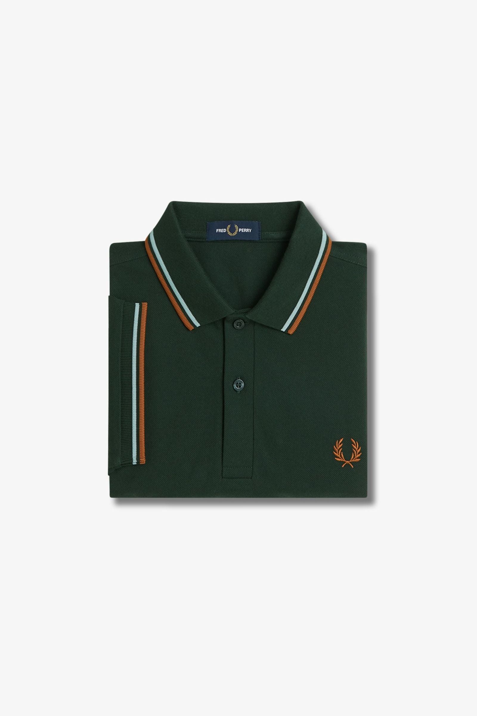 Fred Perry Polo M3600 Night Green / Silver Blue / Marmalade