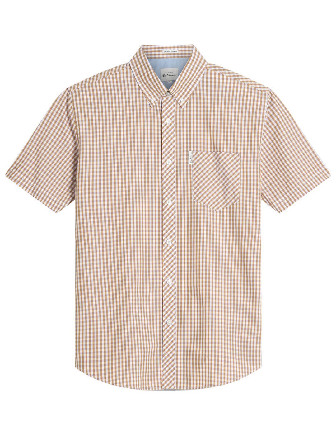 Ben Sherman Camisa Gingham Caramel