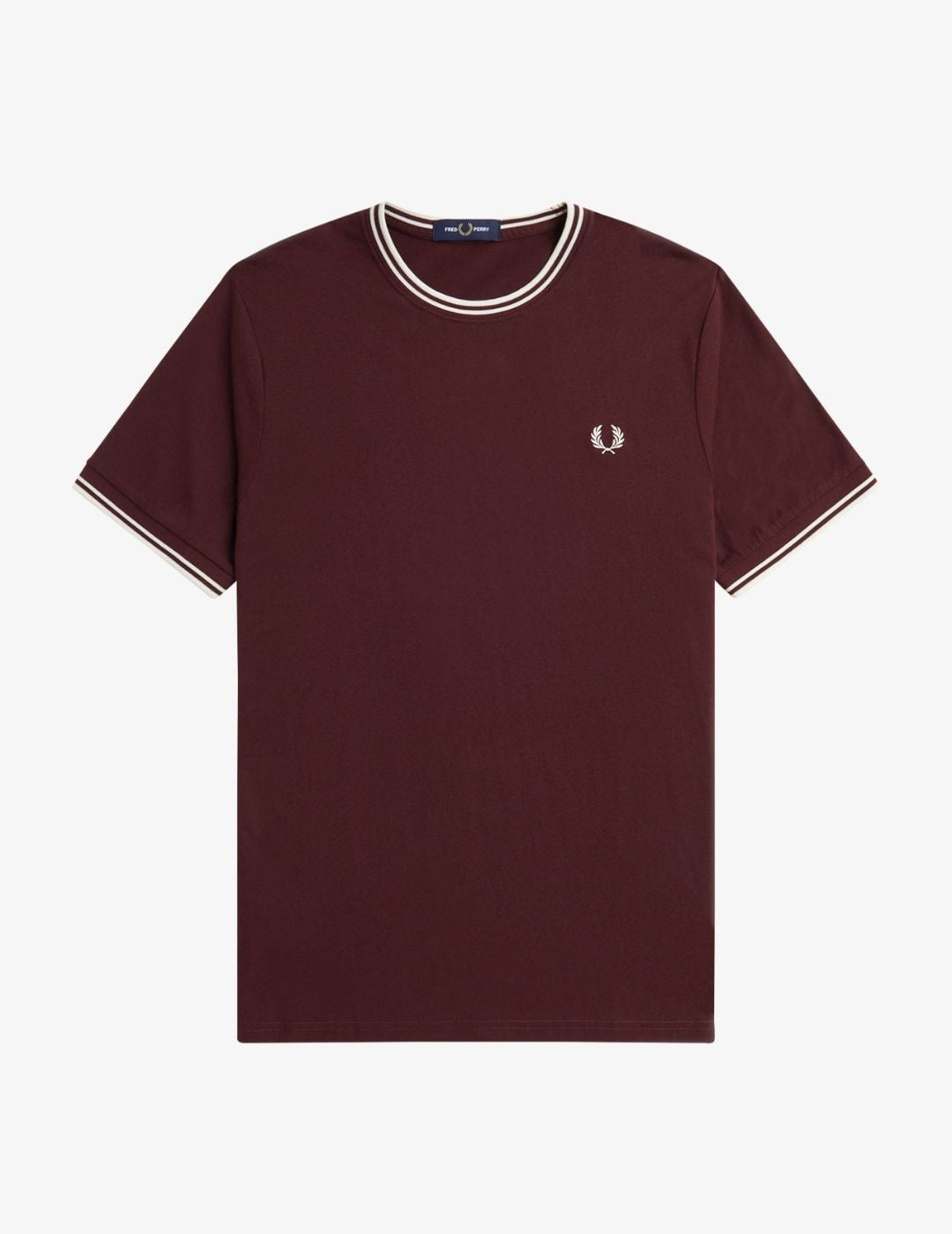 polo fred perry rojo oscuro