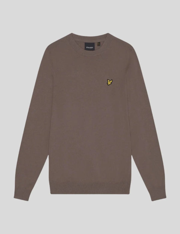 Lyle & Scott Jersey Algodón Merino Heritage Taupe