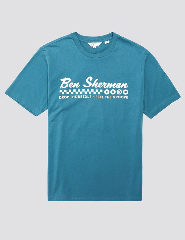 Ben Sherman Camiseta Feel The Grove Teal
