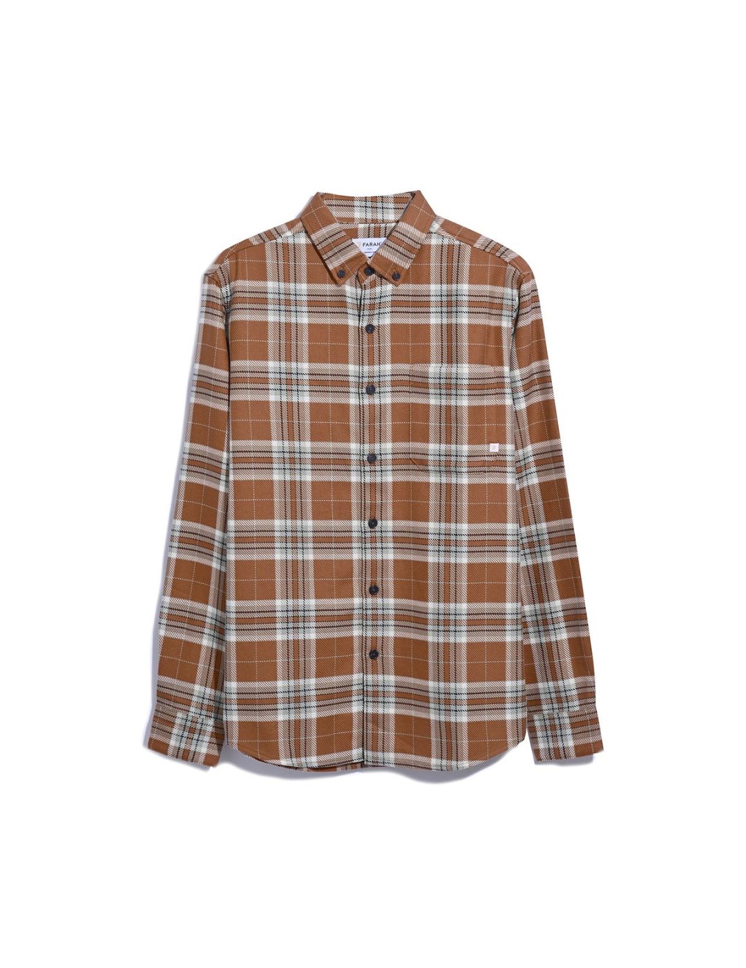 Farah Camisa Marcelo Check Teak