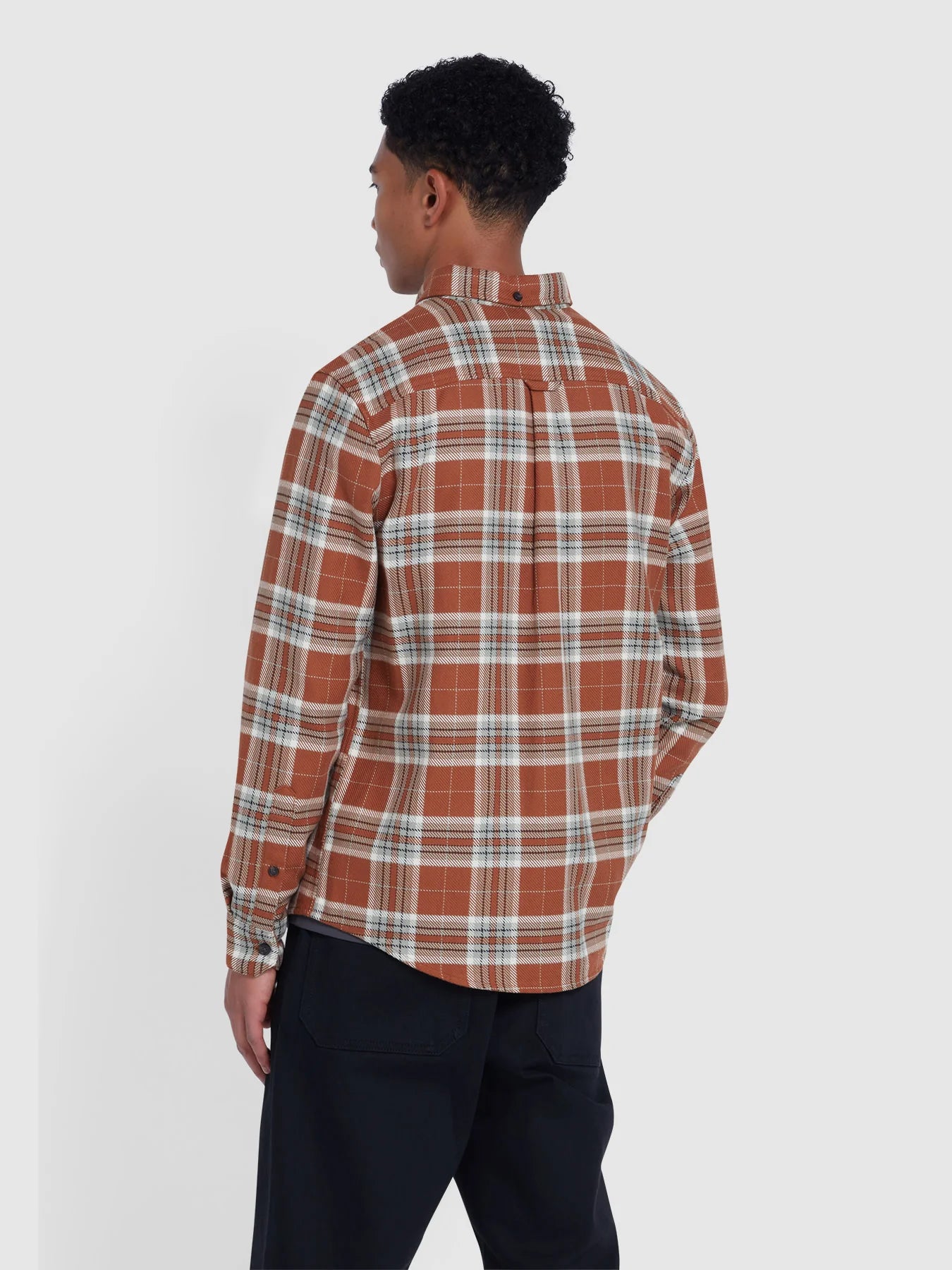 Farah Camisa Marcelo Check Teak