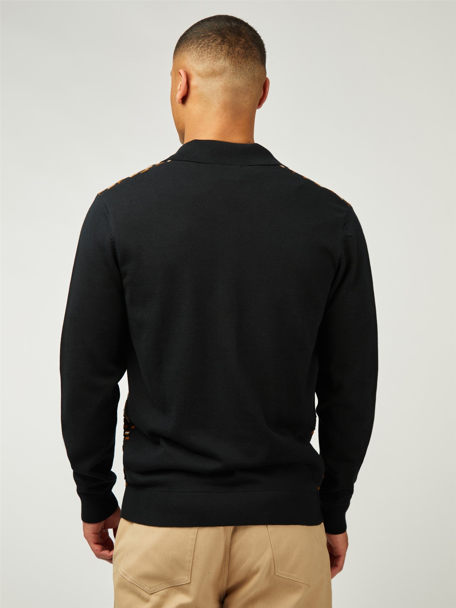 Ben Sherman Chaqueta Polo Negro